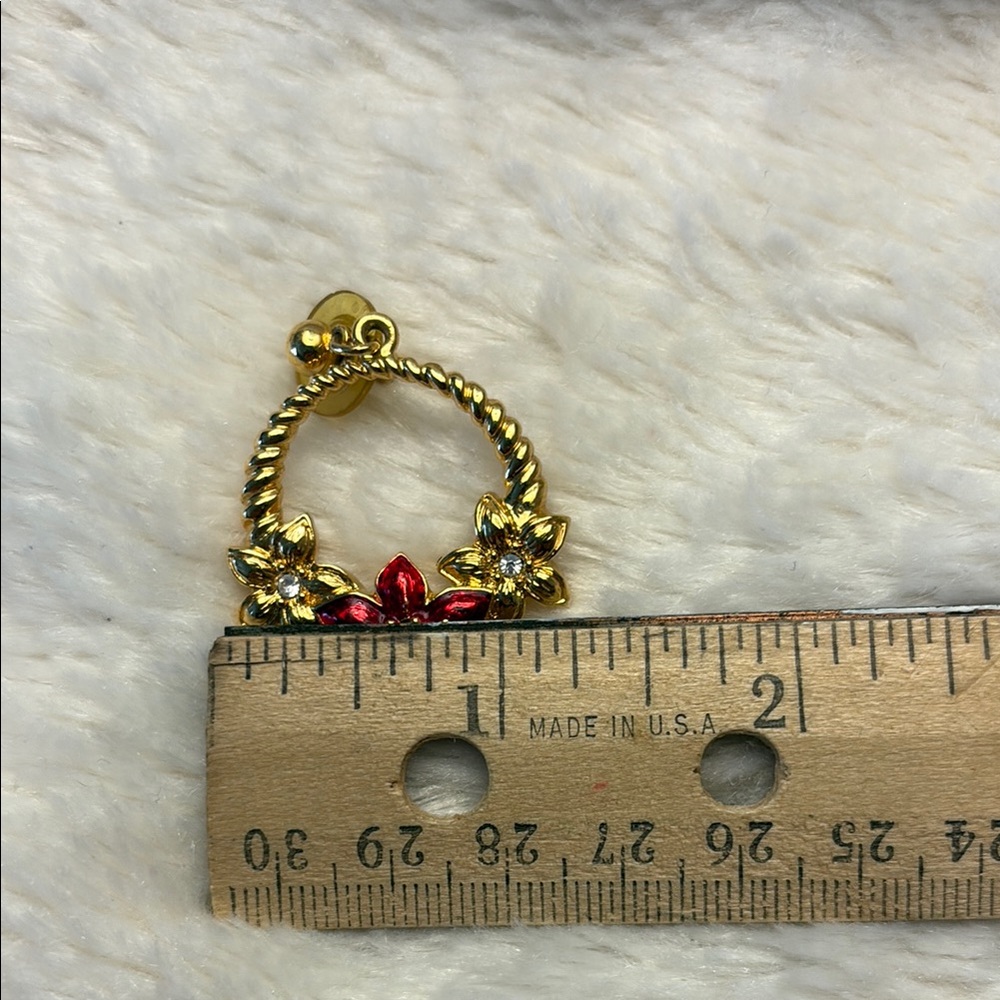 VINTAGE CHRISTMAS EARRINGS - Picture 3 of 6